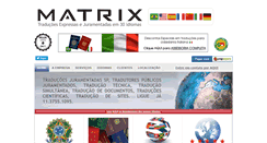 Desktop Screenshot of matrixidiomas.com.br
